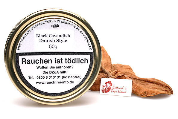 Torben Dansk Black Cavendish Danish Pfeifentabak 50g Dose Torben Dansk Black Cavendish Danish Pfeifentabak 50g Dose